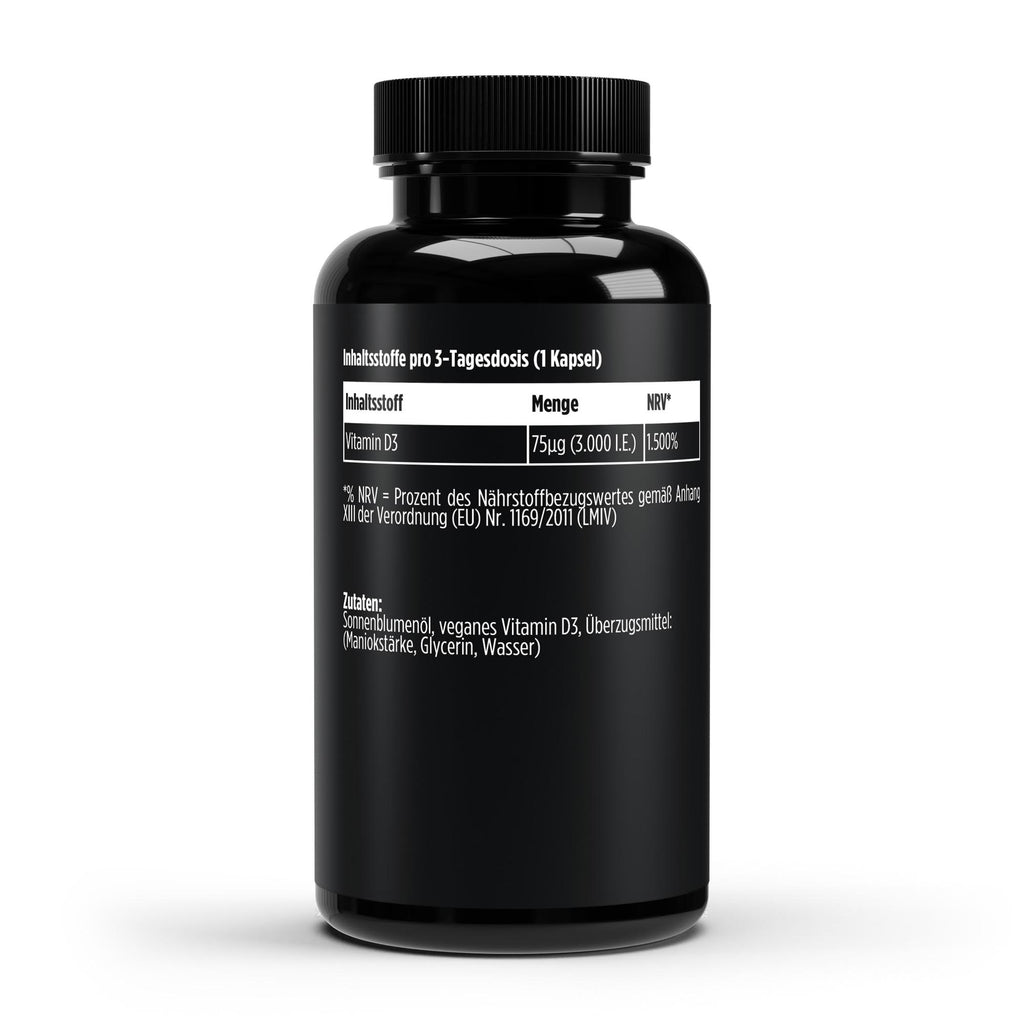 Vitamin D3 3.000 IE — 60 veganske softgels