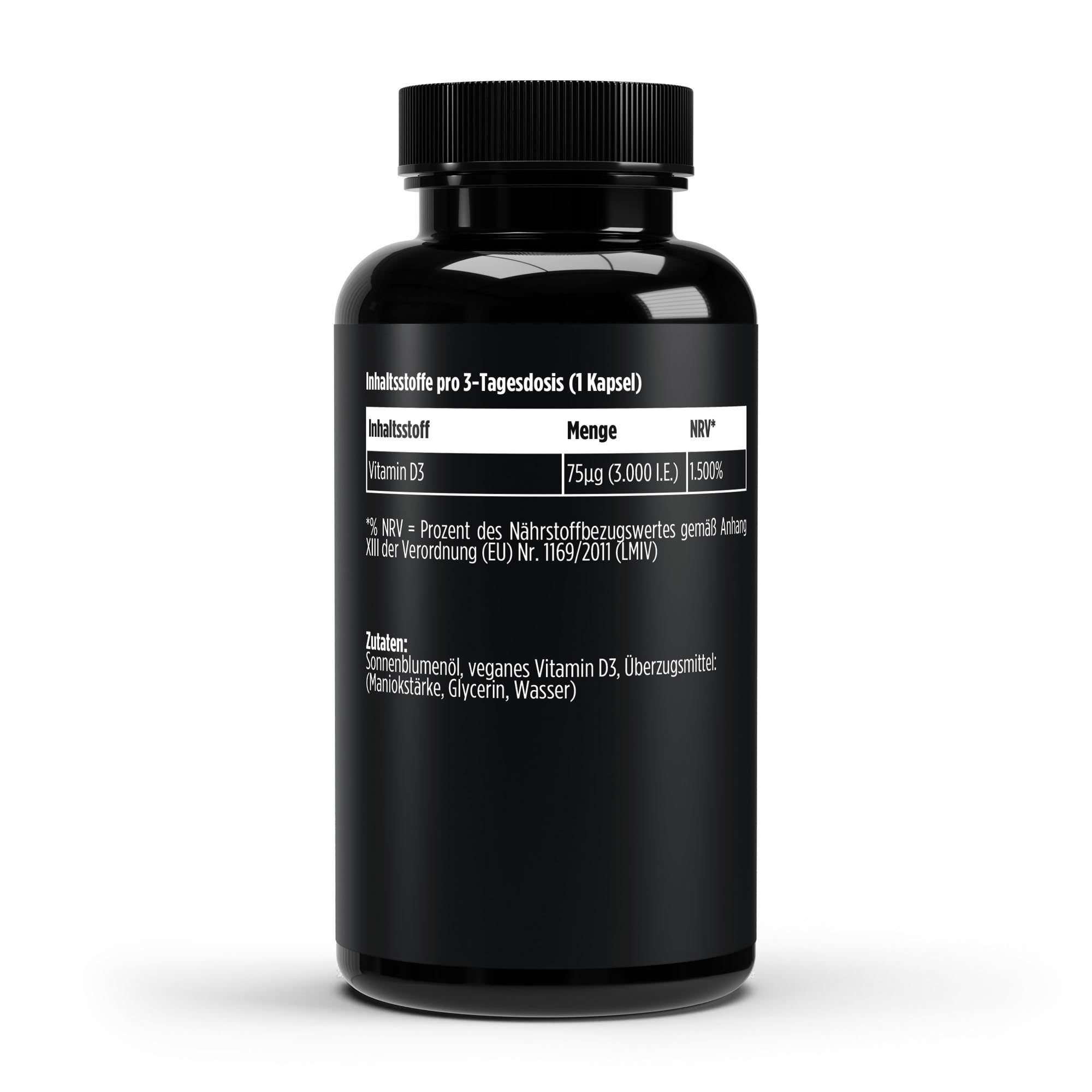 Vitamin D3 3.000 IE — 60 veganske softgels