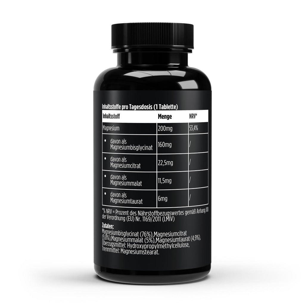 Magnesium 4-fold kompleks — 60 veganske tabletter