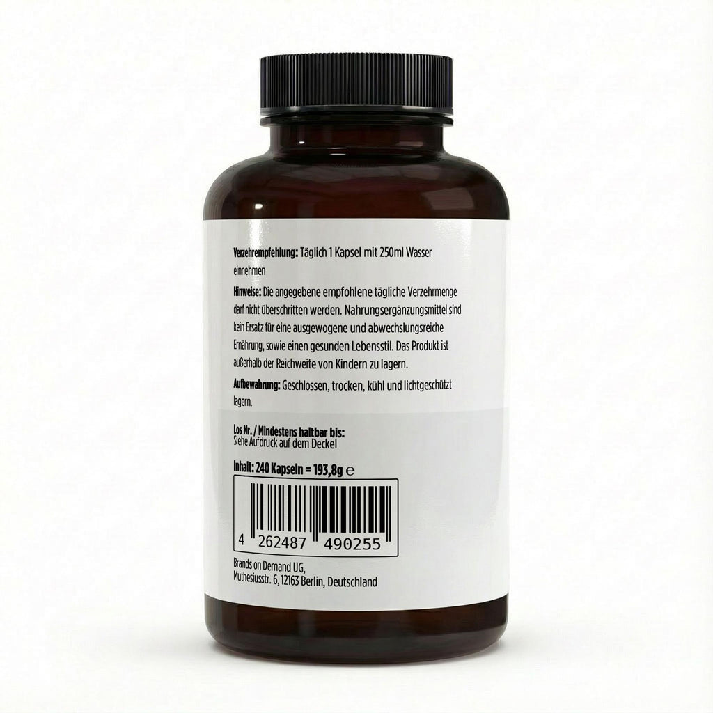 Bufret Vitamin C 500 mg + Magnesium — 240 kapsler