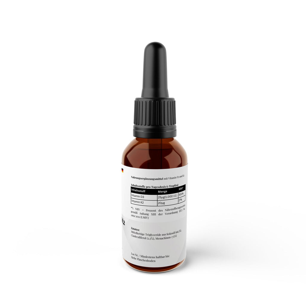 Vitamin D3 + K2 — 1.700 dråber (1.000 IE) — 50 ml