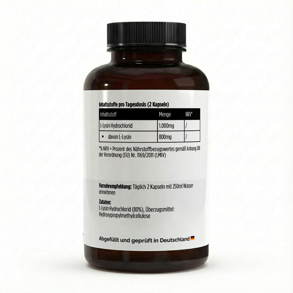 L-Lysin — 100 kapsler