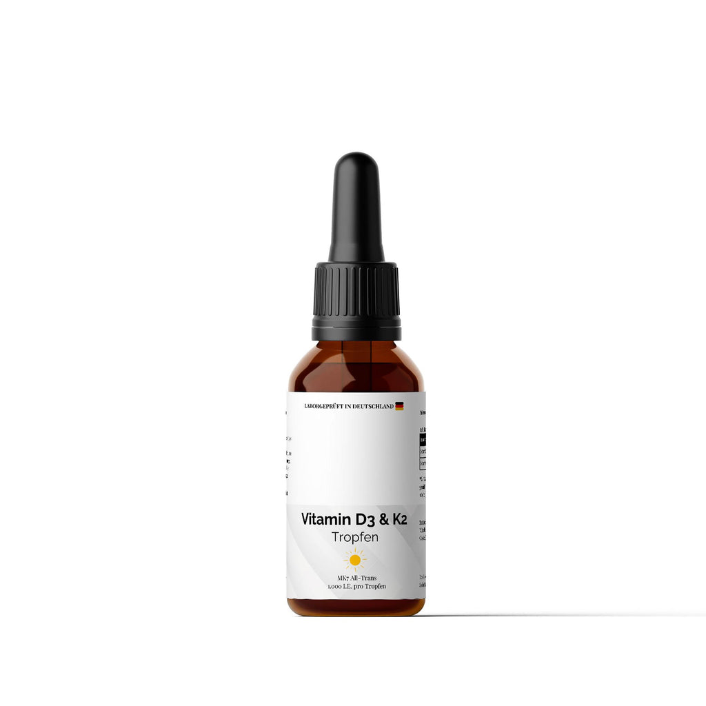 Vitamin D3 + K2 — 1.700 dråber (1.000 IE) — 50 ml