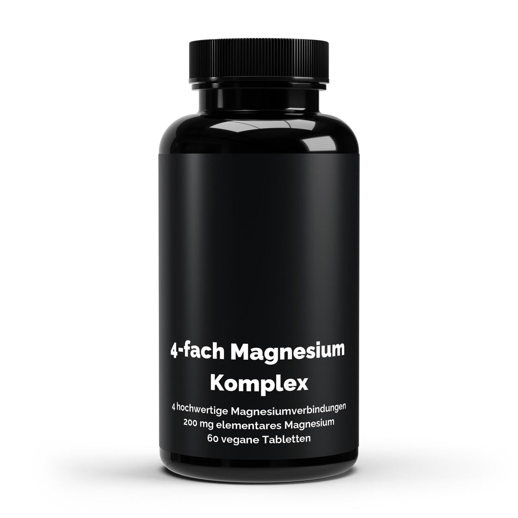 Magnesium 4-fold kompleks — 60 veganske tabletter