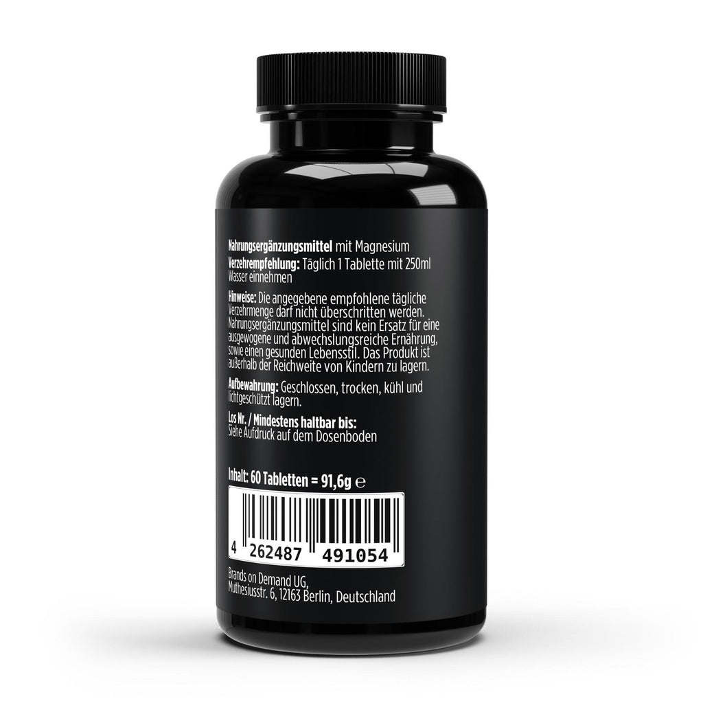 Magnesium 4-fold kompleks — 60 veganske tabletter